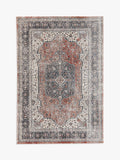 John Lewis multi medallion rug red, imported from the UK