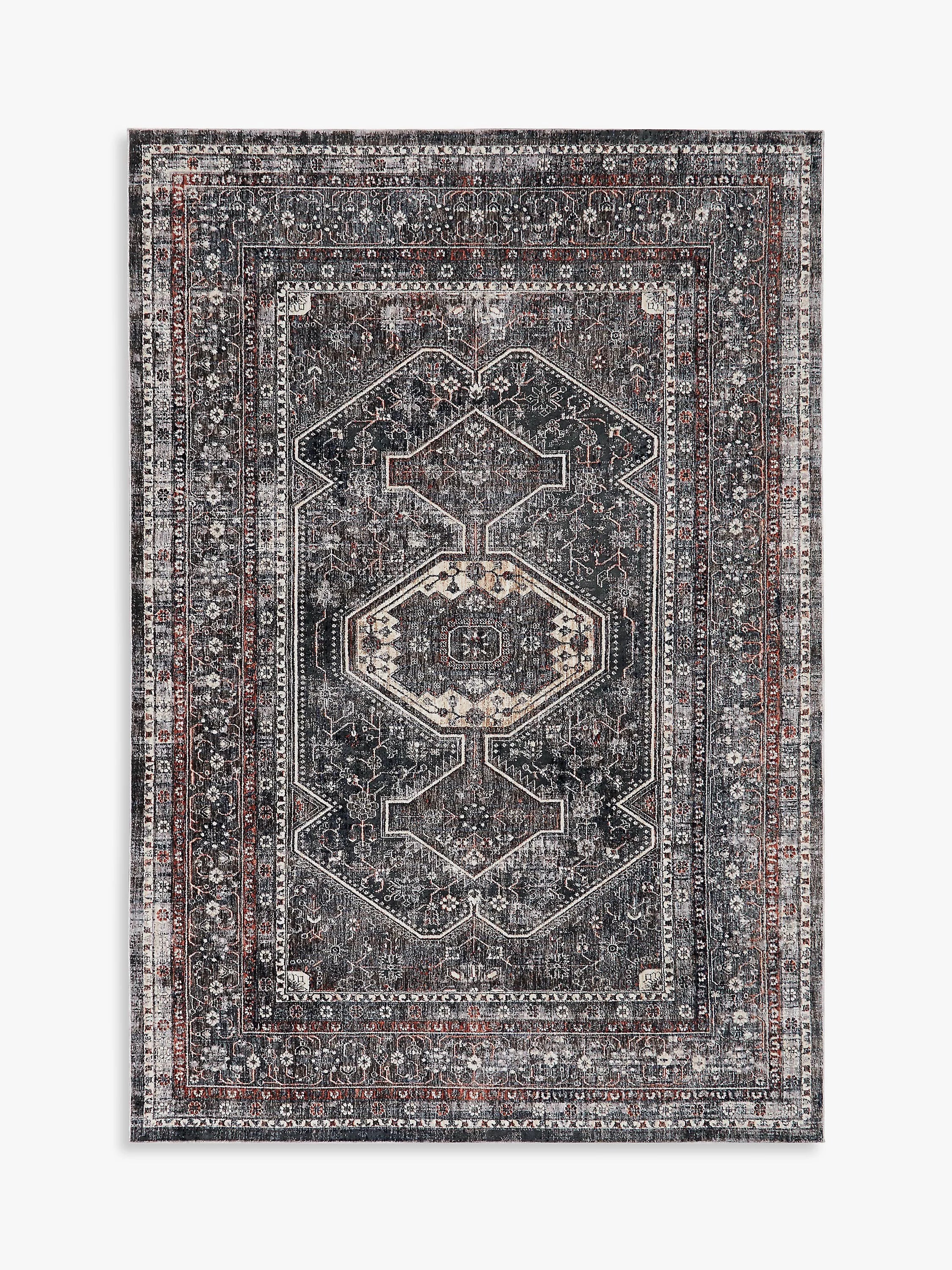 John Lewis Trio Medallion Rug blue (British brand)
