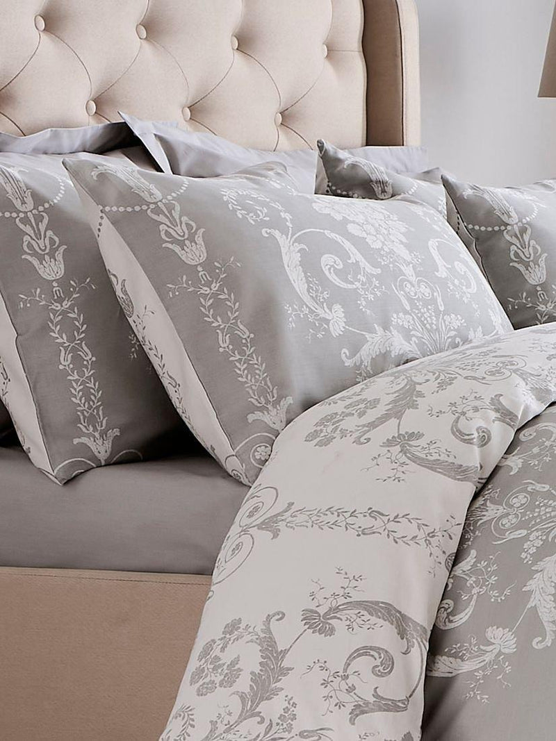 Laura Ashley Josette duvet cover set steel floral pattern (British brand)