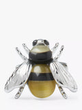 Simon Carter Darwin Bee cufflinks yellow catseye onyx rhodium plated brass - British product