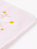 Trotters baby blanket Jemima Duck Pink/White (British brand)