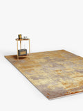 Gooch Luxury distressed Kazak rug in gold, 230x160cm (British brand)