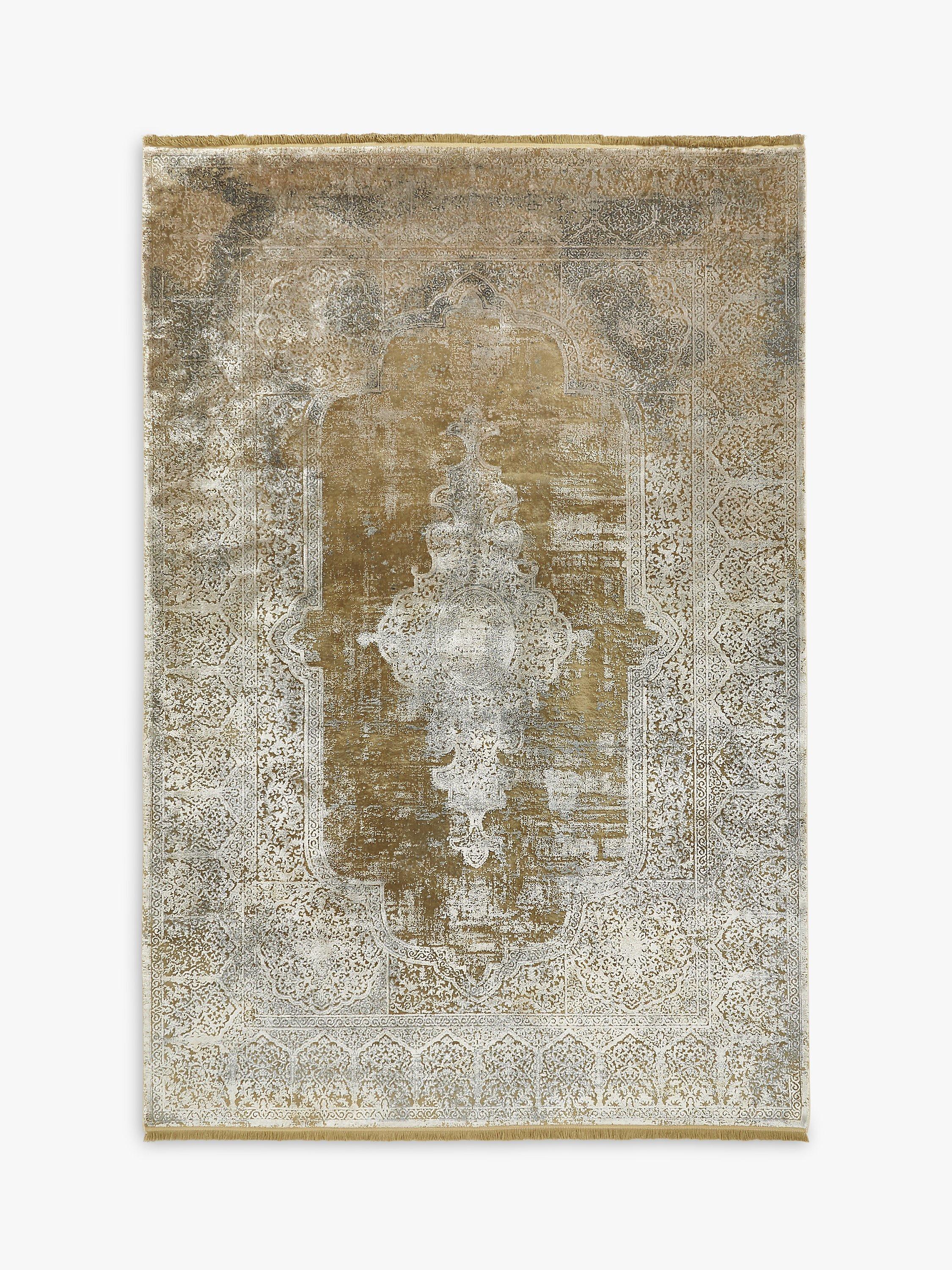 Gooch Luxury distressed medallion rug 290x200cm, imported from the UK