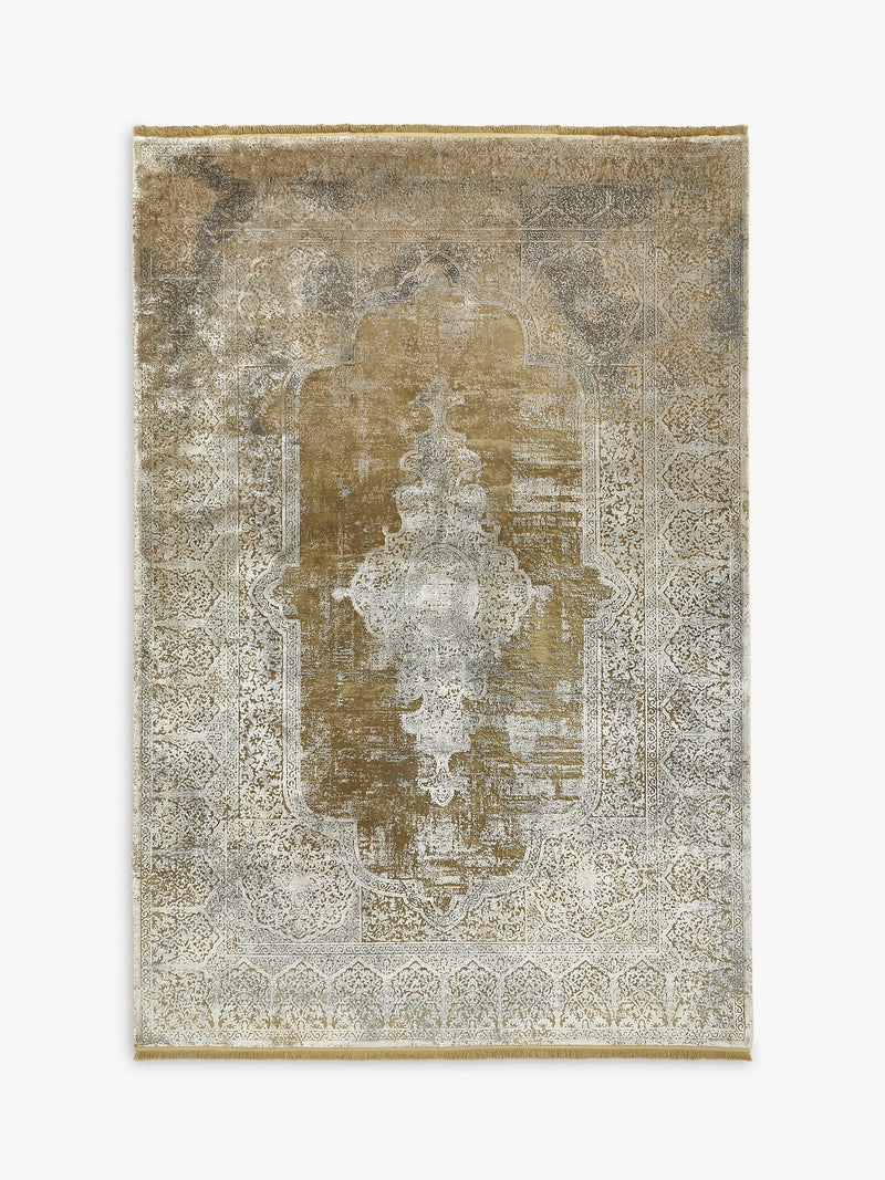 Gooch Luxury distressed medallion rug 290x200cm, imported from the UK