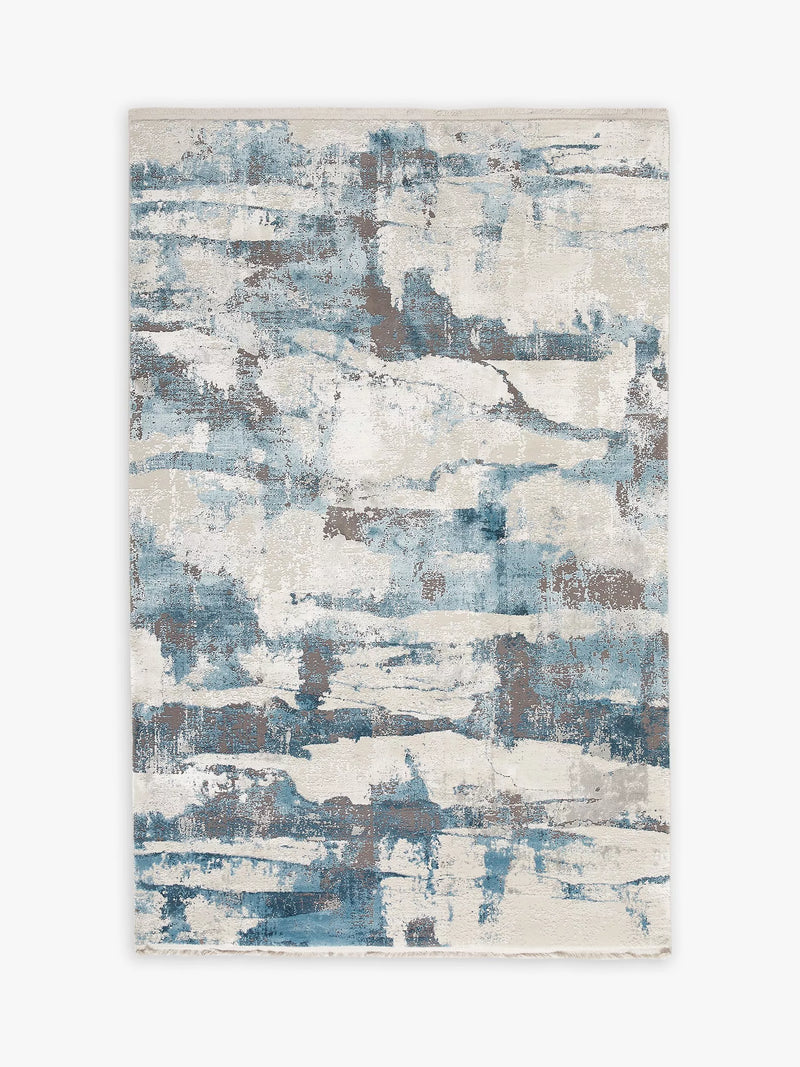 John Lewis Shiomi Rug, Blue, L180 x W120 cm