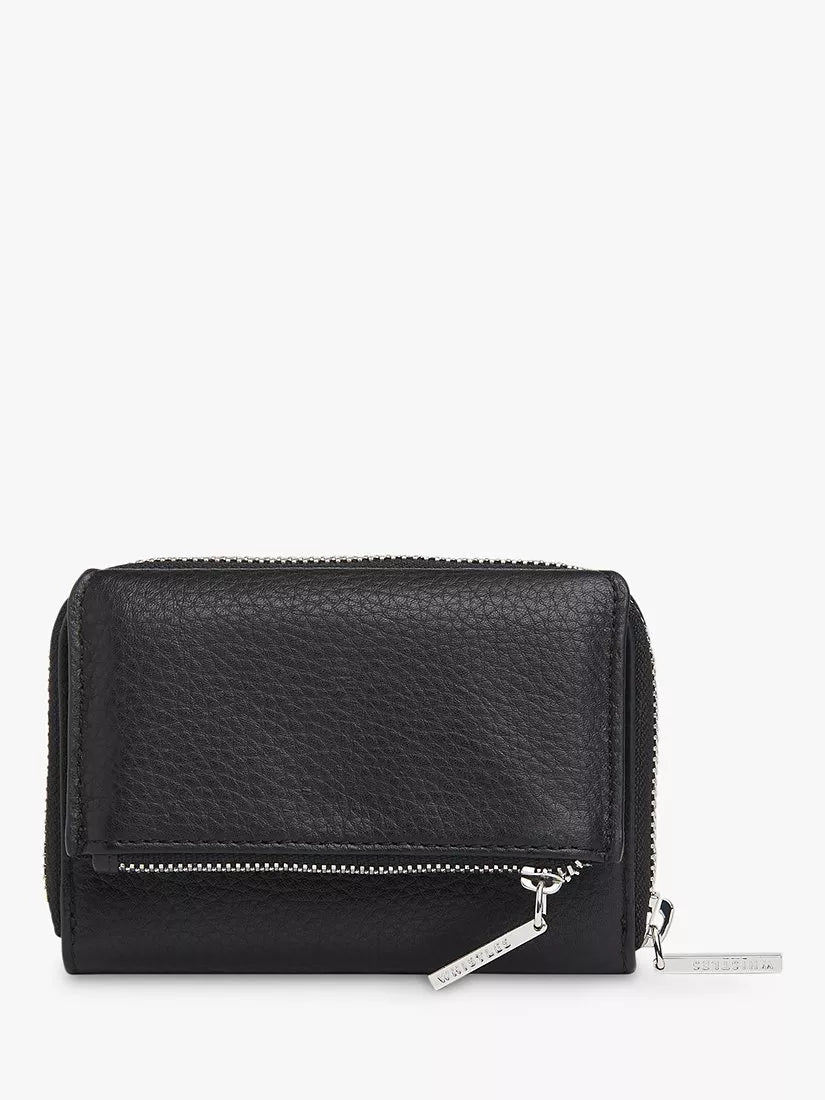 Whistles Bibi zip around leather purse small, imported from the UK