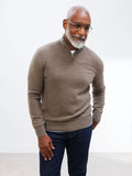 John Lewis Cashmere Half Zip Jumper