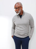 John Lewis Cashmere Half Zip Jumper