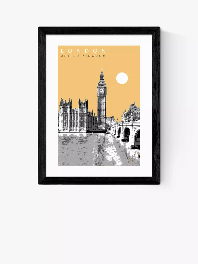 East End Prints London framed print 25x30cm, UK version