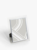 John Lewis Glass Border Photo Frame Clear Silver, UK version