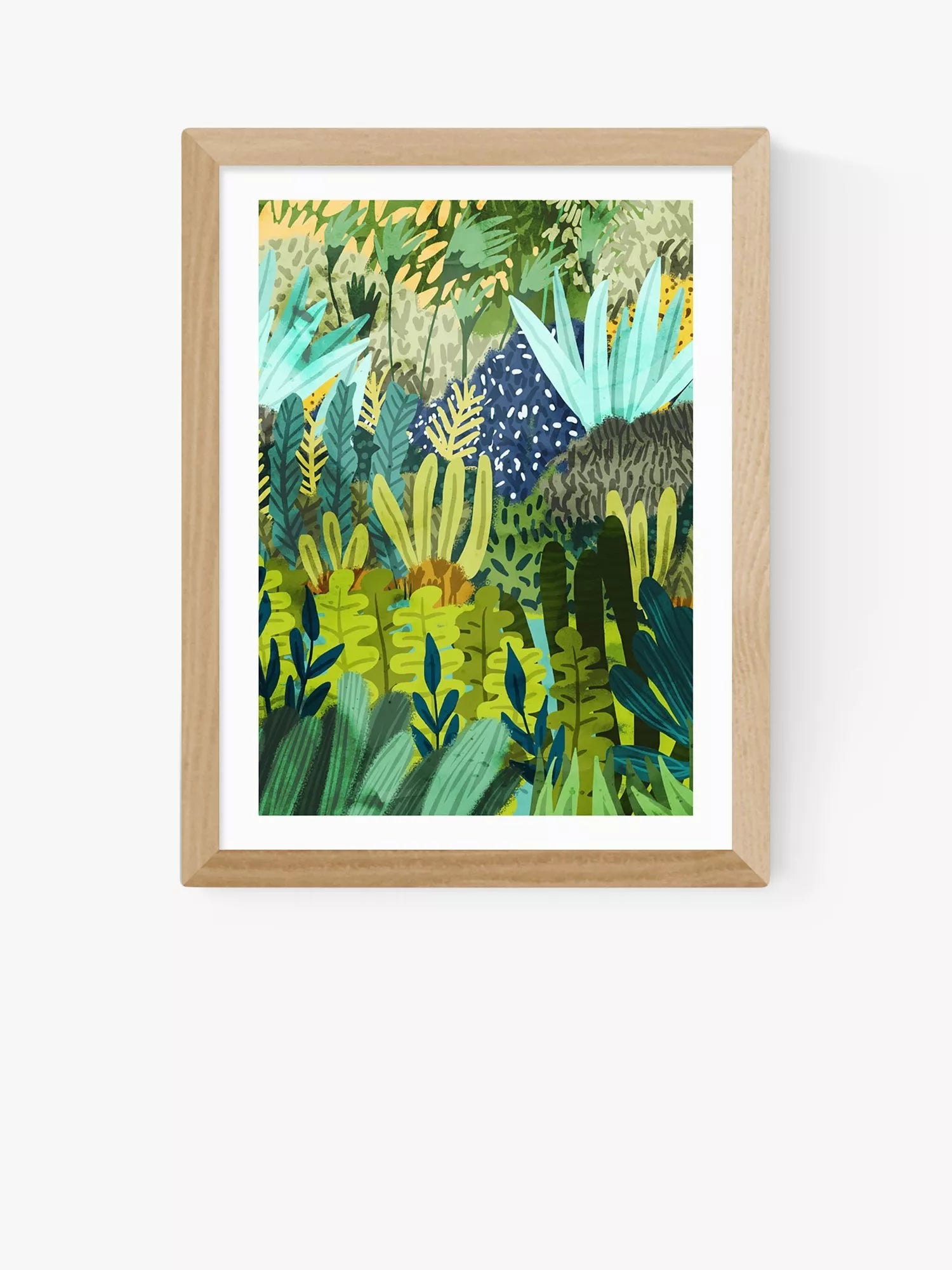 East End Prints 83 Oranges Wild Jungle Framed Print Matte 30x40cm
