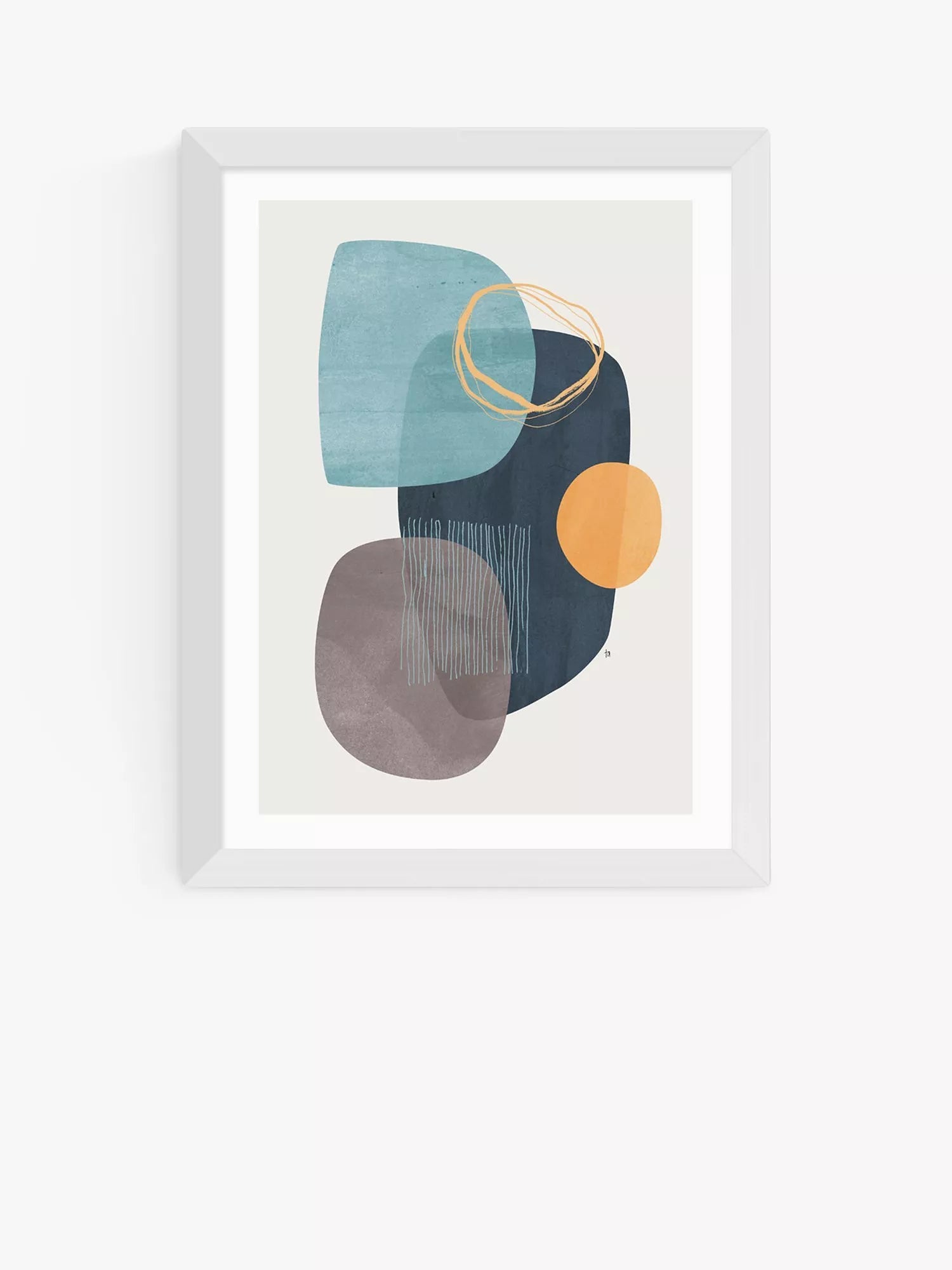 EAST END PRINTS Cyra abstract framed print 30x40cm, UK version