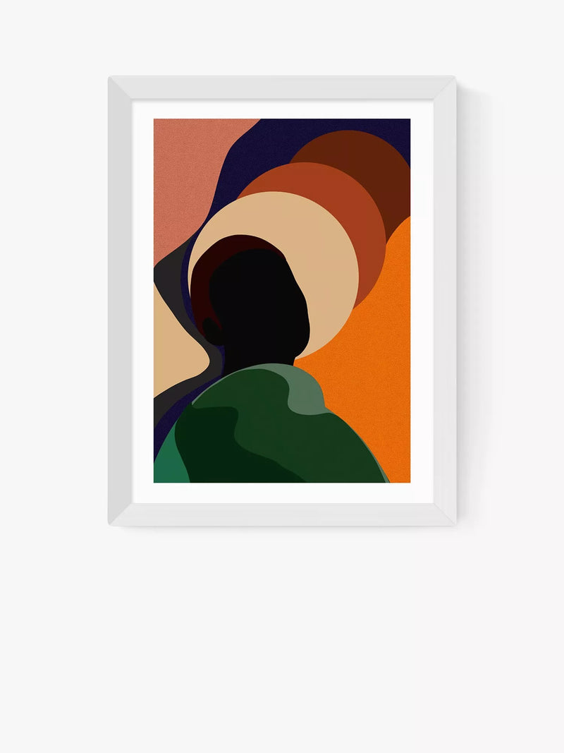 EAST END PRINTS Sumuyya Khader 'Changing Winds' Framed Print 25x30cm