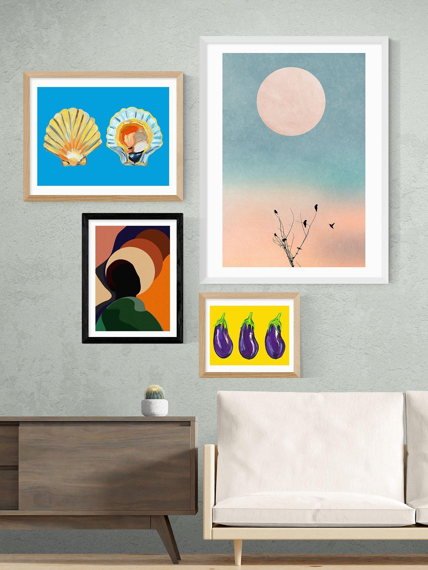 EAST END PRINTS Sumuyya Khader Changing Winds framed print (British brand)