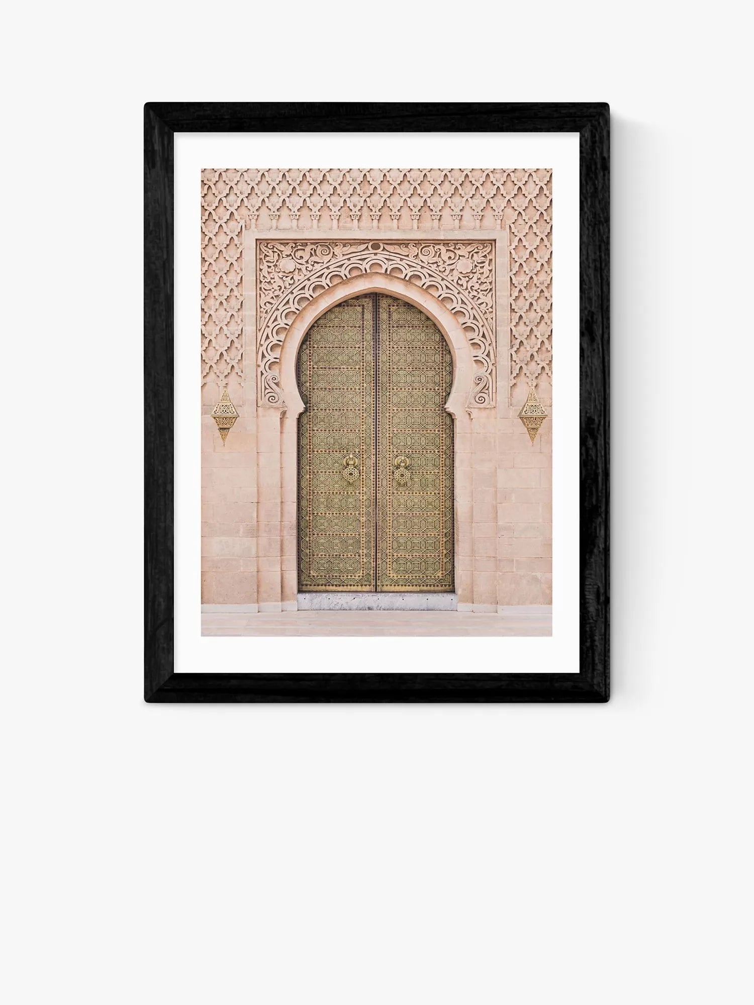 EAST END PRINTS framed print Moroccan Door 25x30cm - British product