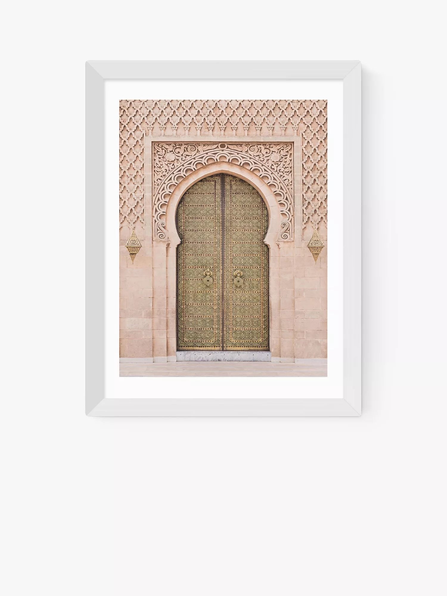 EAST END PRINTS Sisi and Seb 'Moroccan Door' Framed Print 25x30cm