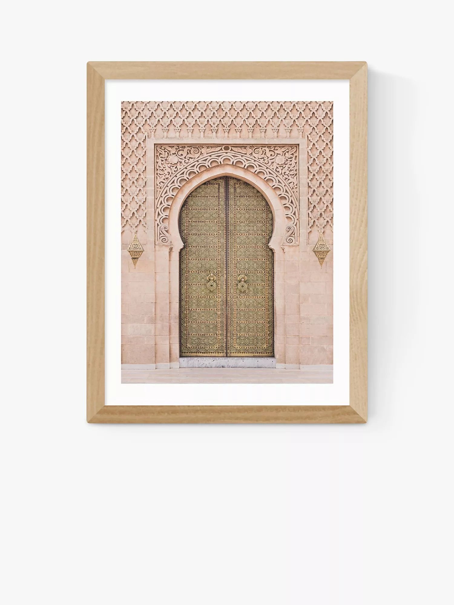 EAST END PRINTS Sisi and Seb 'Moroccan Door' Framed Print 25x30cm
