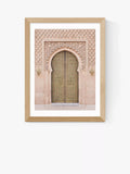 EAST END PRINTS Sisi and Seb 'Moroccan Door' Framed Print 25x30cm