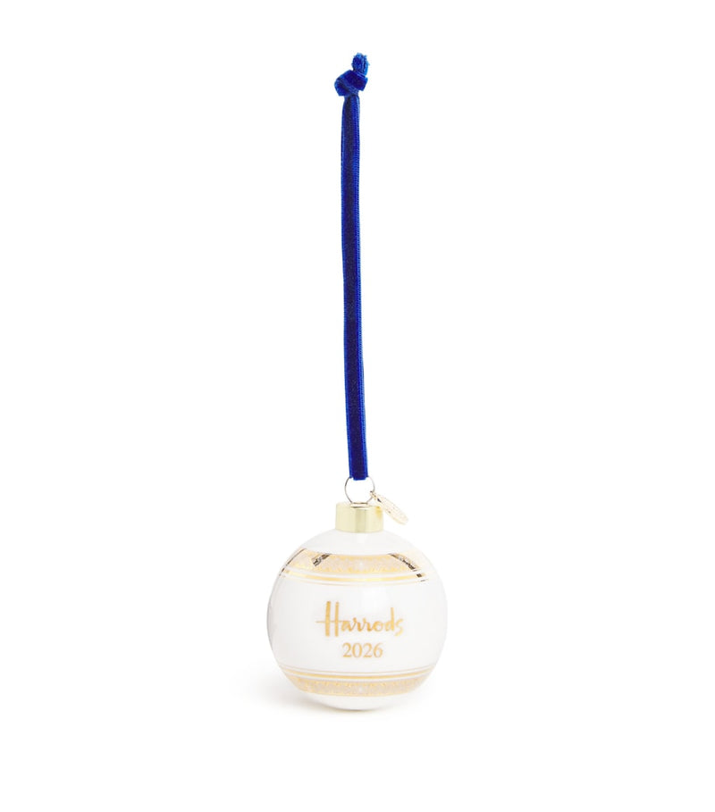 Harrods 2026 ceramic bauble - British product