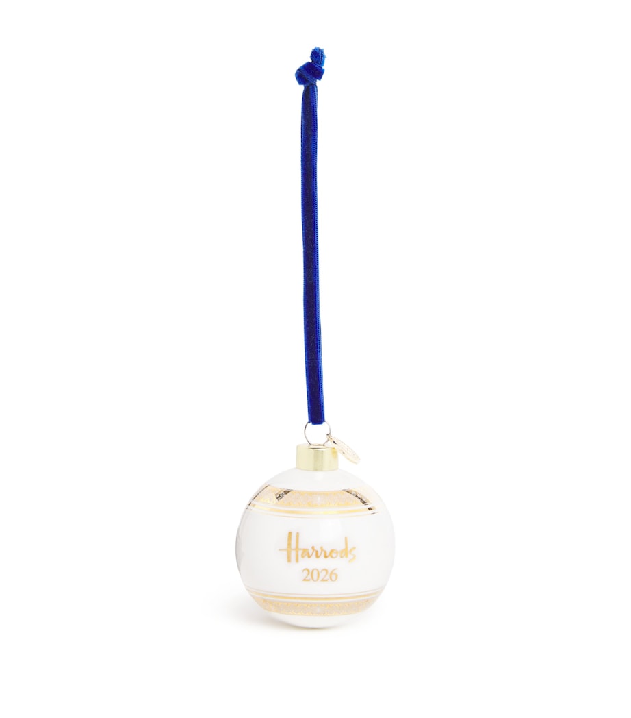 Harrods 2026 ceramic bauble - British product