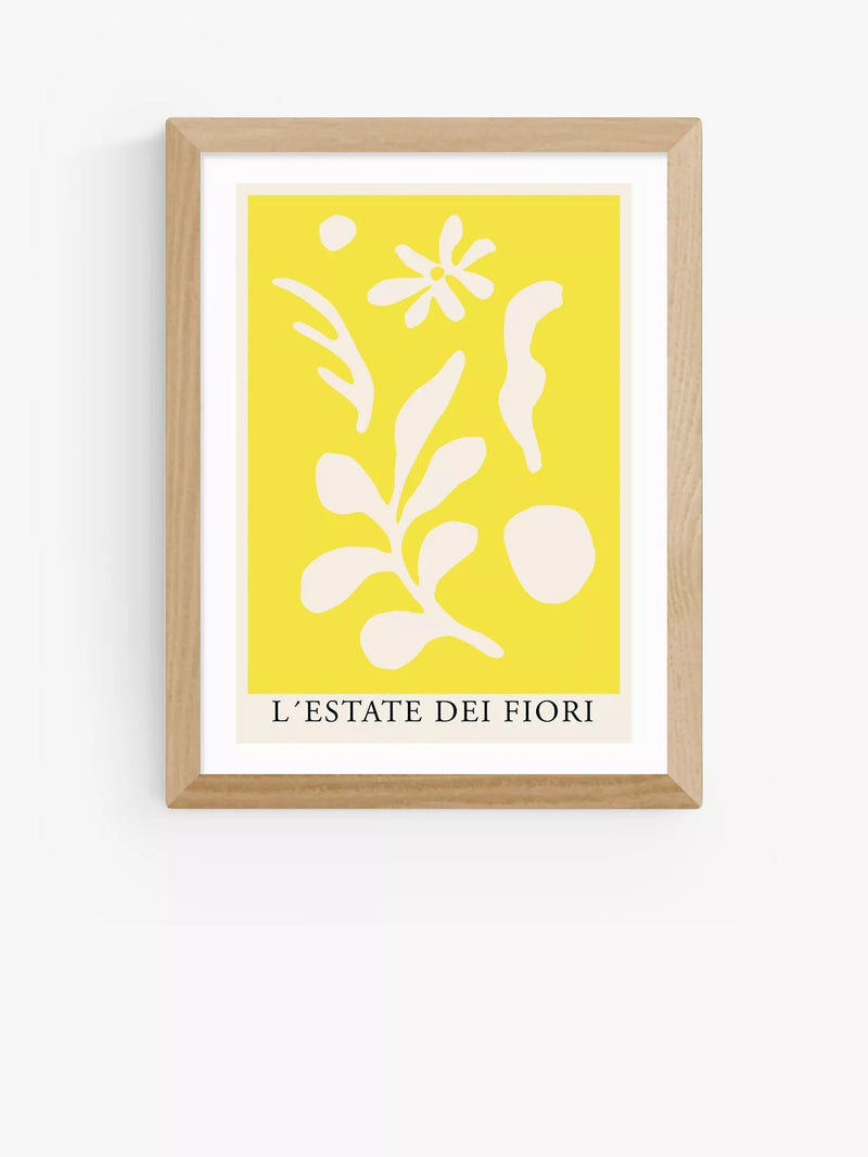 EAST END PRINTS Ani Vidotto 'L'Estate dei Fiori' Framed Print 25x30cm