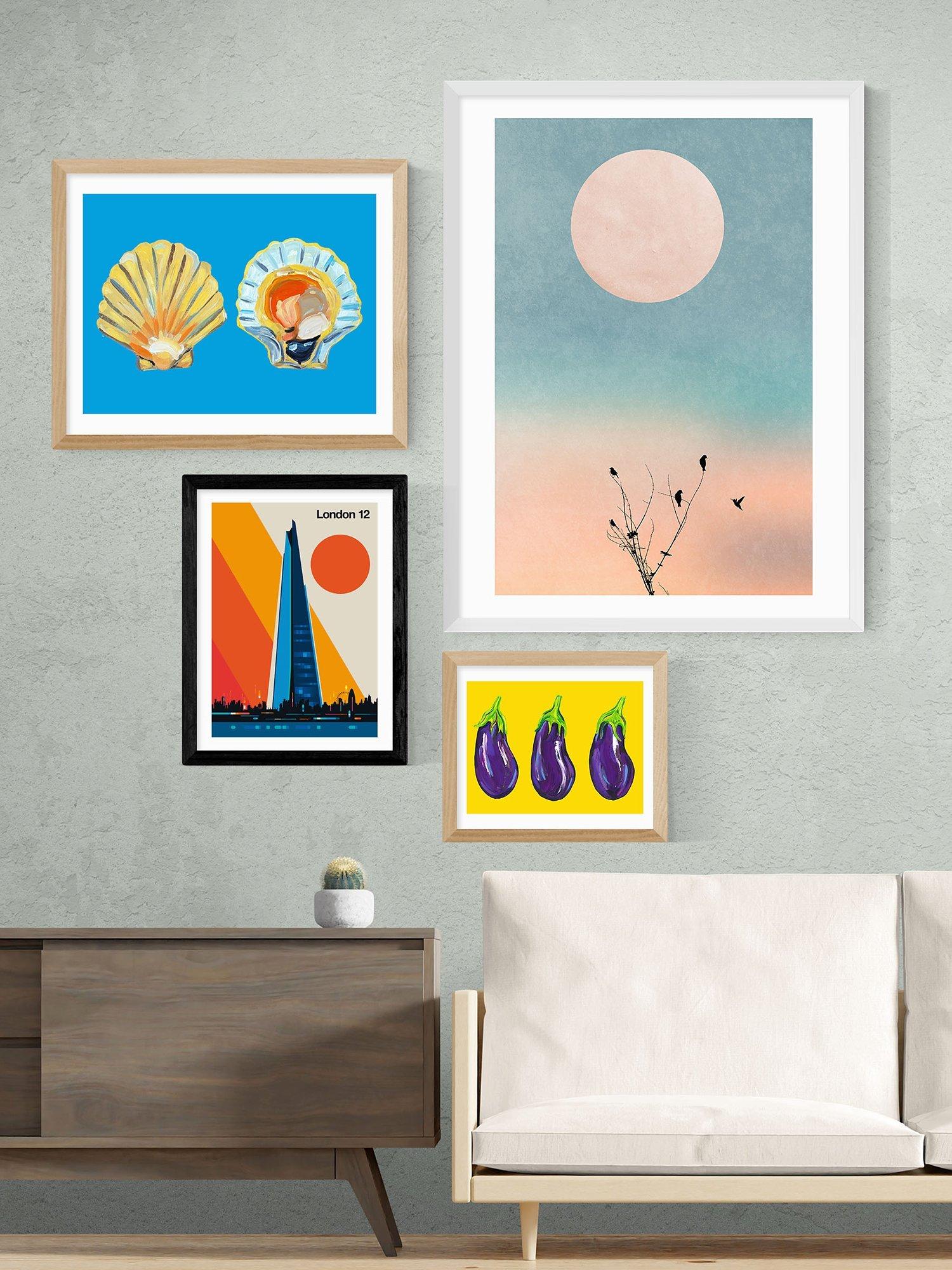 EAST END PRINTS framed print London 12 25x30cm, UK version