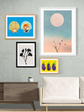 East End Prints Mono Flower framed print small 25x30cm (British brand)