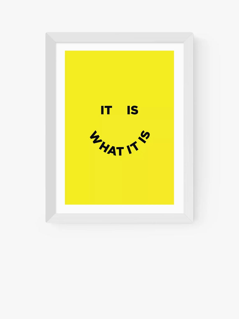 EAST END PRINTS Julia Walck 'It Is What It Is' Framed Print