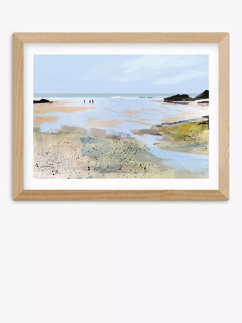 EAST END PRINTS Dan Hobday Seaview Framed Wall Art Print 25x30cm