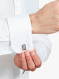 Simon Carter playing card cufflinks gunmetal - British product
