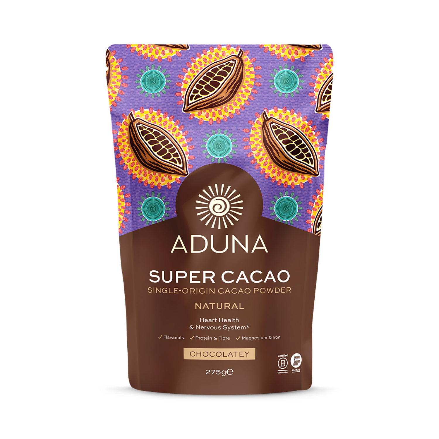 Aduna Super-Cacao Premium Blend Cacao Powder 275g - British product