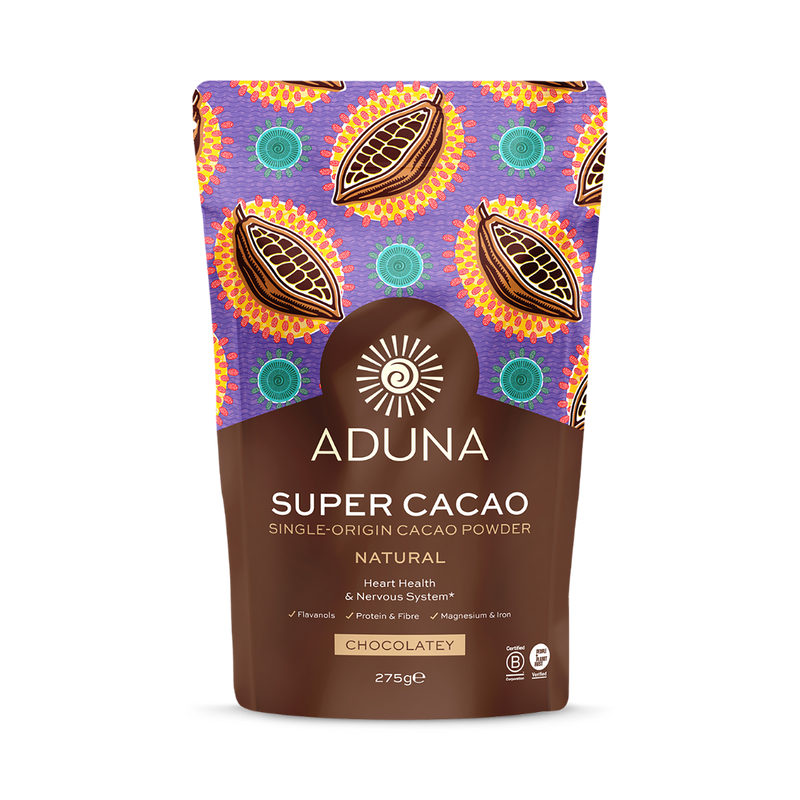 Aduna Super-Cacao Premium Blend Cacao Powder 275g - British product