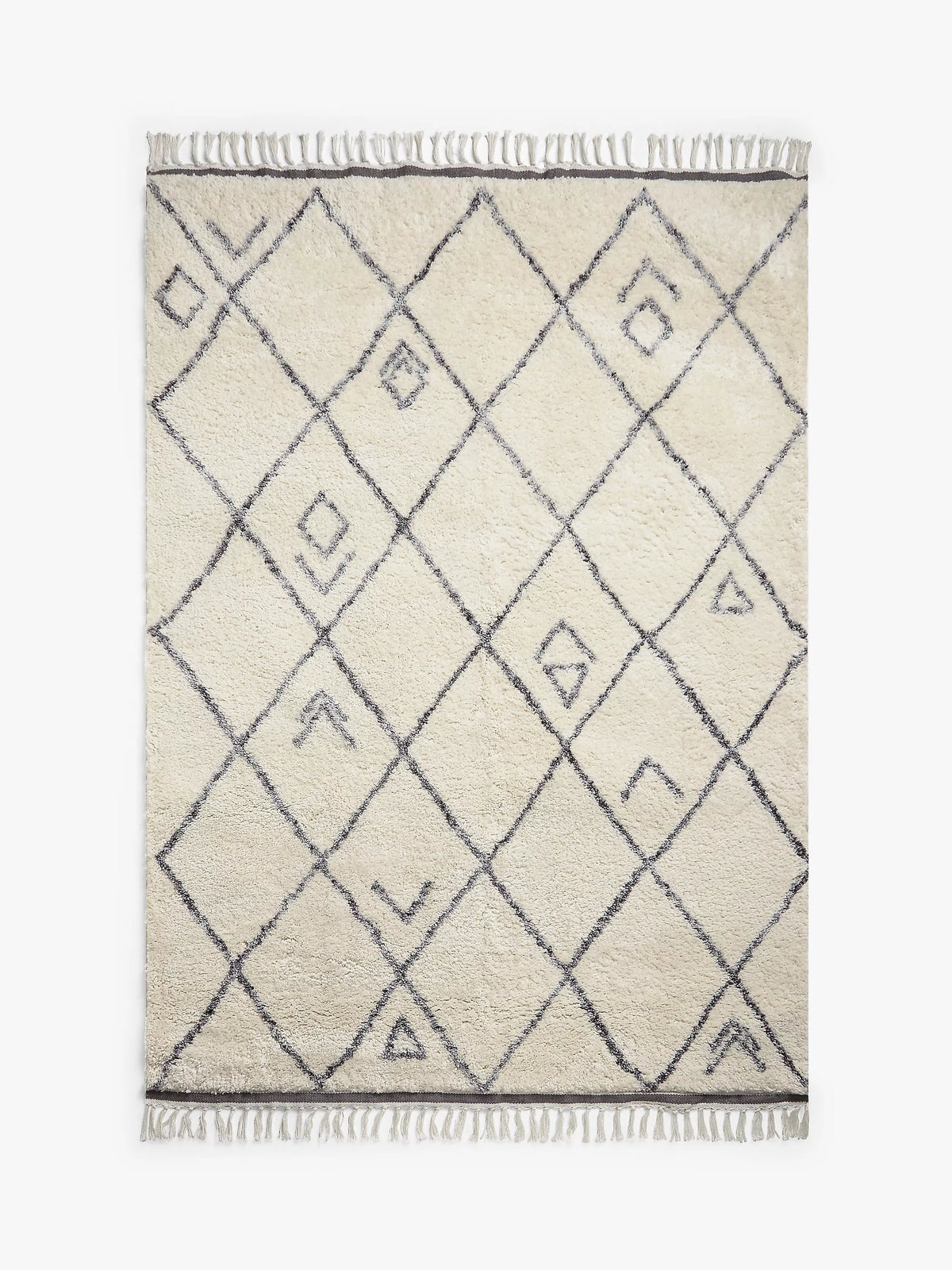 John Lewis Berber style rug grey 200x300cm (British brand)