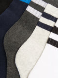 John Lewis kids sport socks blue multi stripe pack of 5 - British product
