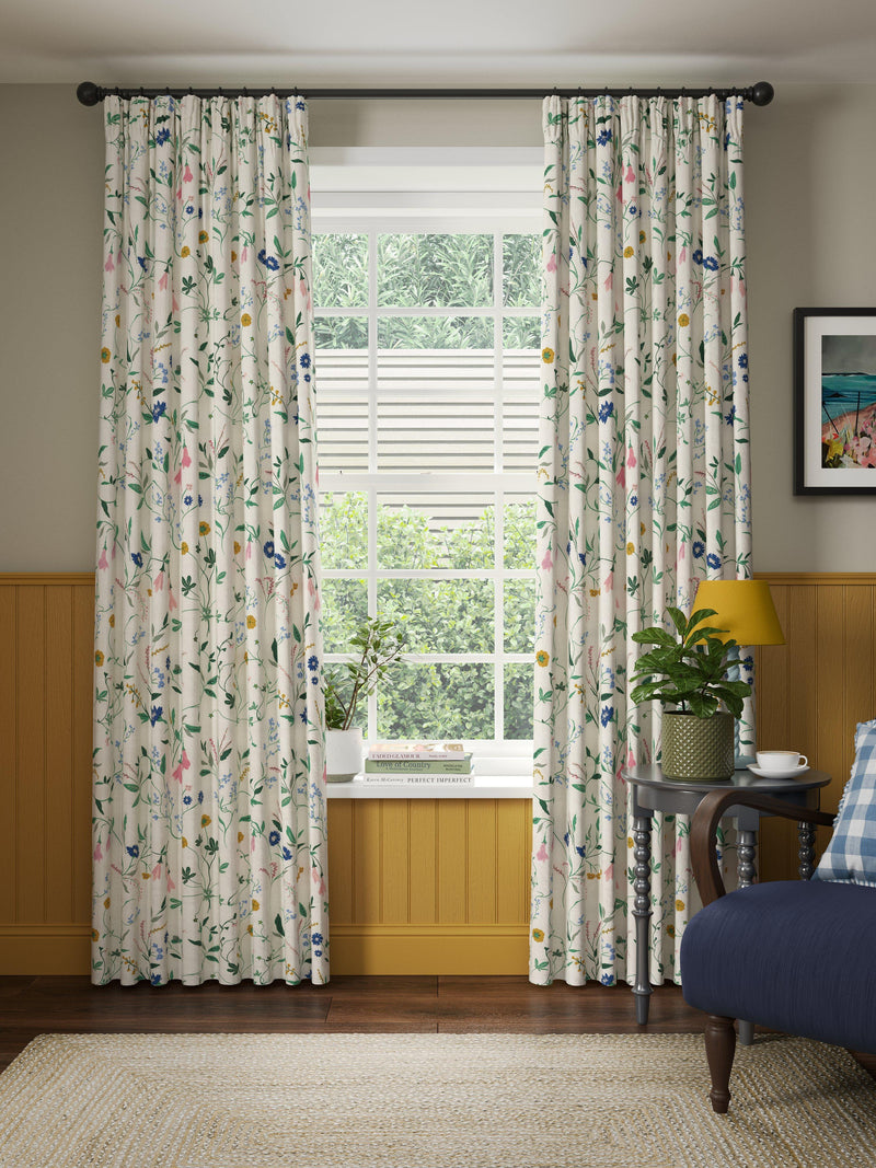 John Lewis Foxlease print blackout thermal curtains pair 117x137cm, UK version