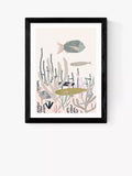 EAST END PRINTS Ani Vidotto Life Under the Sea Framed Print 30x40cm