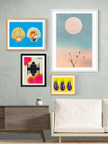 EAST END PRINTS framed print India 68 by Bo Lundberg 30x40cm (British brand)