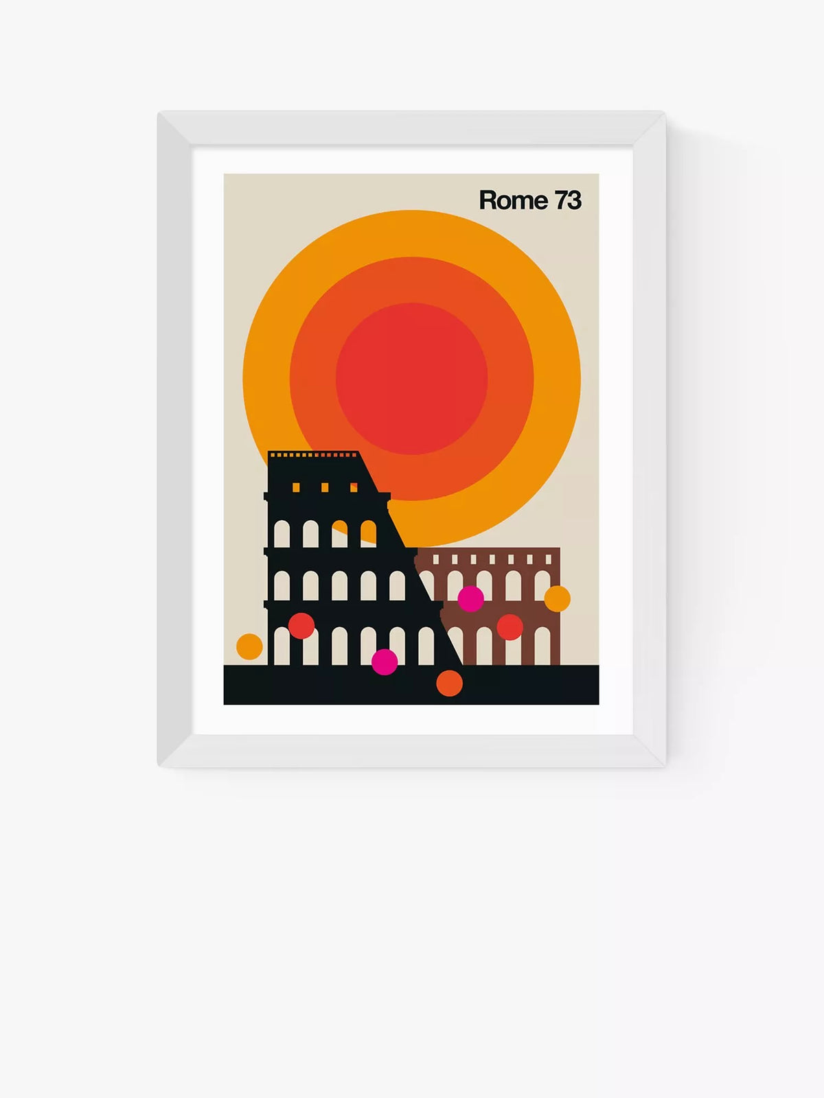 East End Prints Rome 73 framed print 30x40cm, UK version