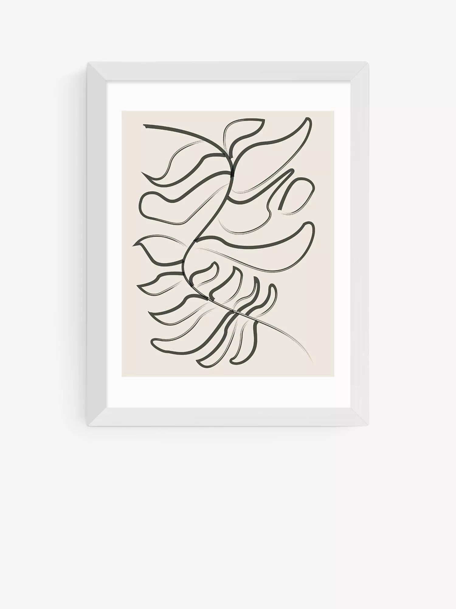 EAST END PRINTS Flower Love Child 'Sprung' Framed Print 25x30cm