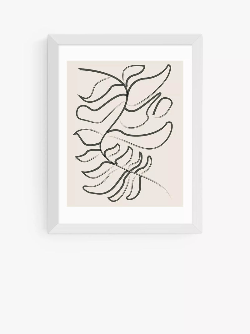 EAST END PRINTS Flower Love Child 'Sprung' Framed Print 25x30cm