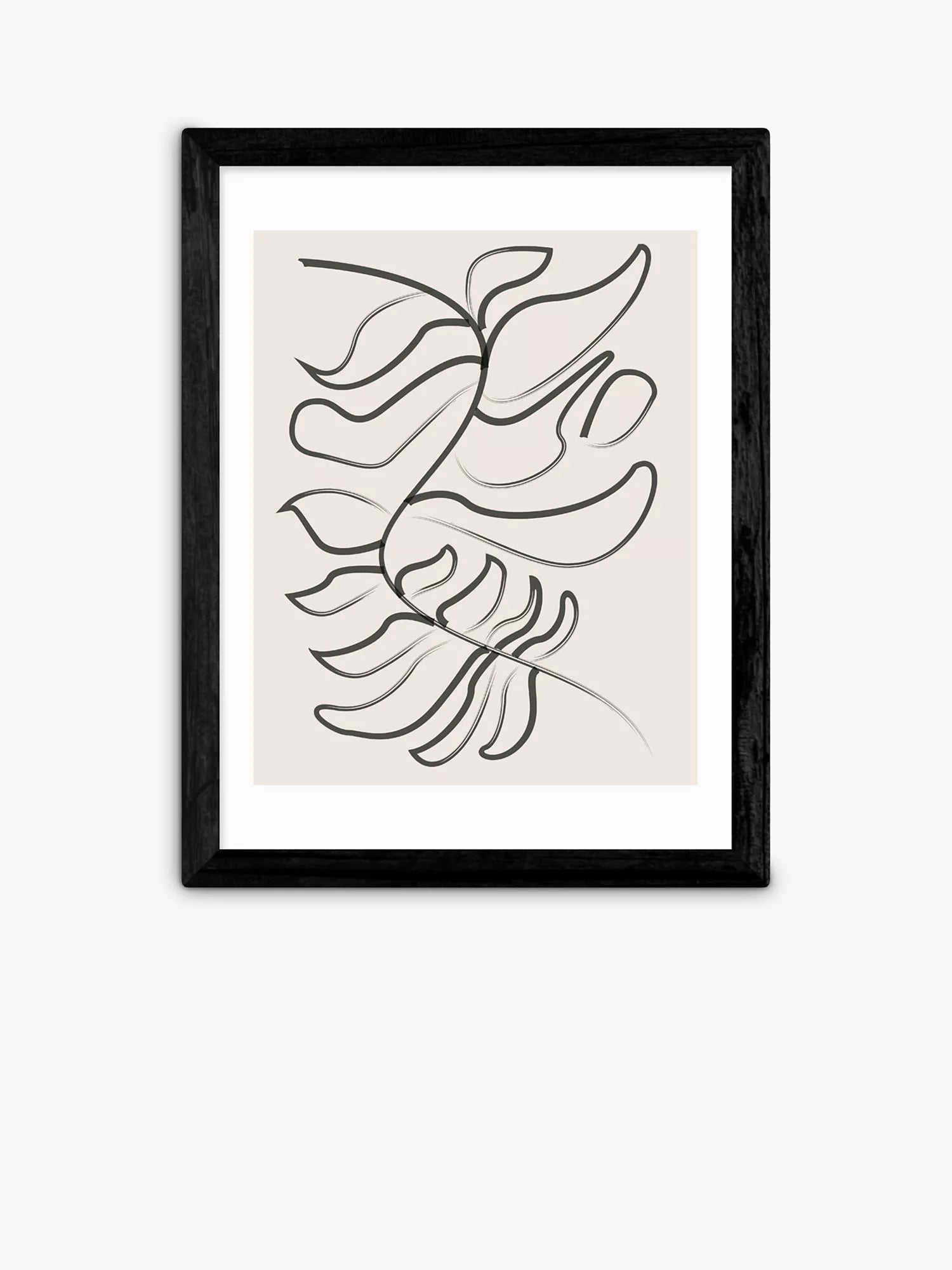 EAST END PRINTS Flower Love Child Sprung framed print 25x30cm, UK version