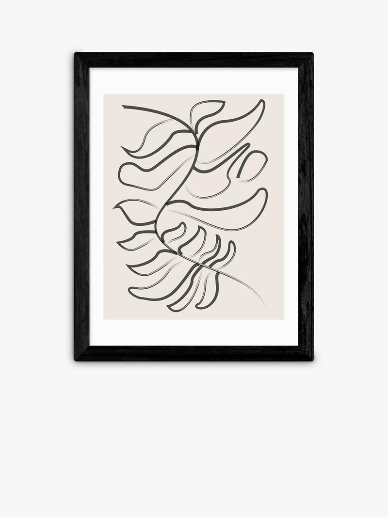 EAST END PRINTS Flower Love Child Sprung framed print 25x30cm, UK version