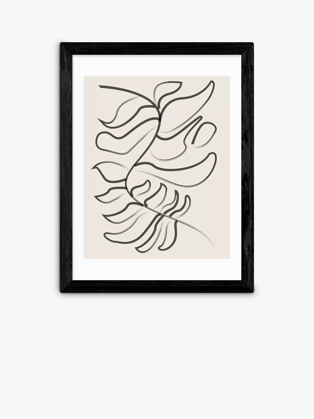 EAST END PRINTS Flower Love Child Sprung framed print 25x30cm, UK version