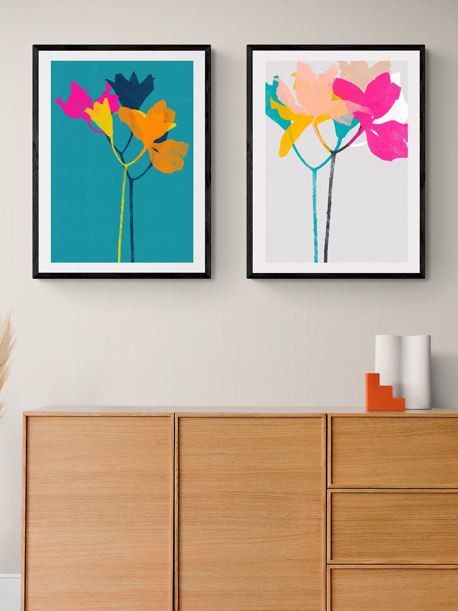 EAST END PRINTS Garima Dhawan Lily framed print set 60x80cm (British brand)