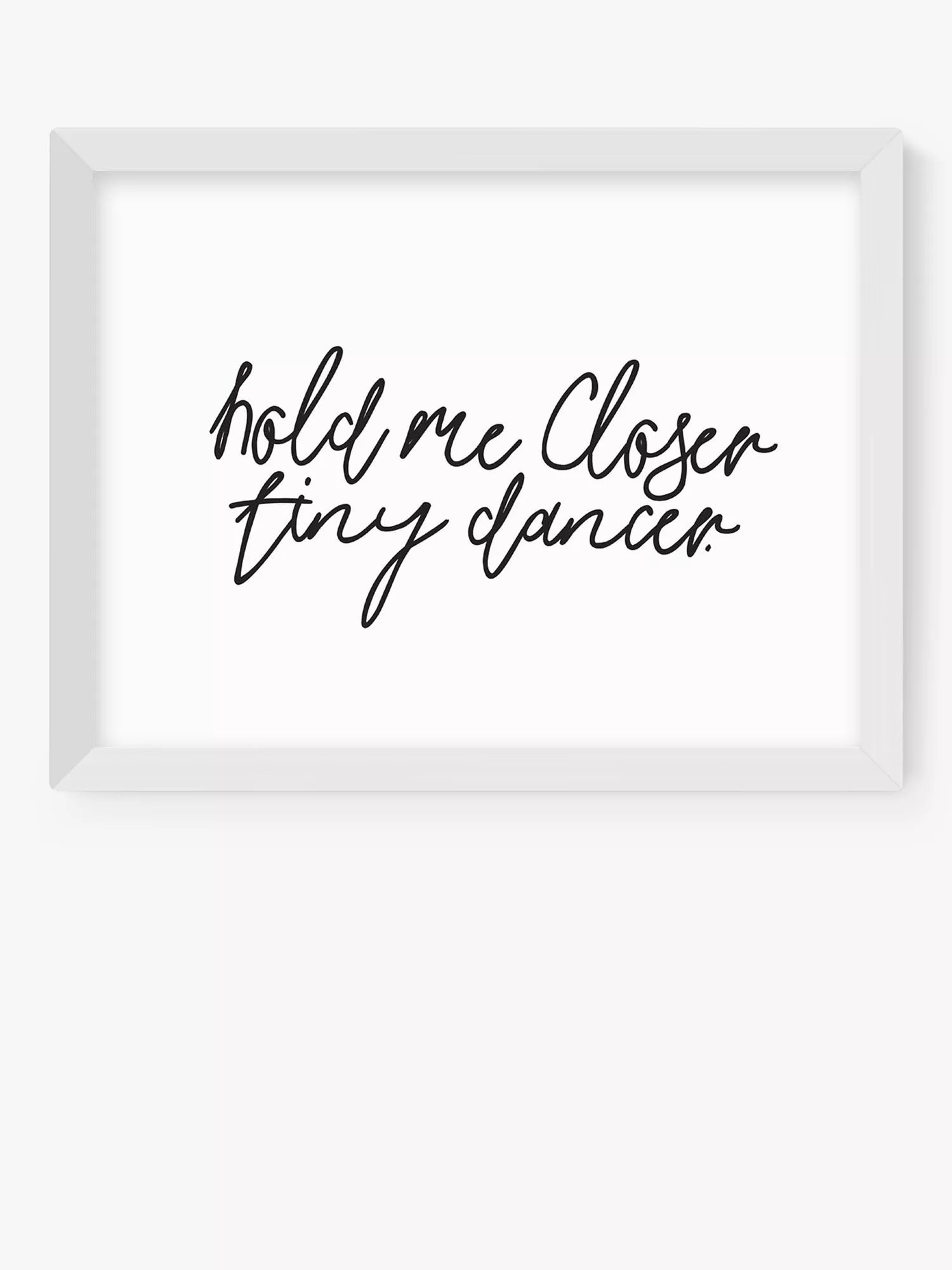 East End Prints Tiny Dancer framed print 40x50cm, UK version