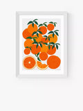 EAST END PRINTS Leanne Simpson 'Orange Harvest' Framed Print 25x30cm
