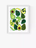 EAST END PRINTS Leanne Simpson Avocados Framed Print 25x30cm