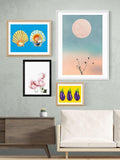 EAST END PRINTS Sisi and Seb 'Tulips' Framed Print, White Frame