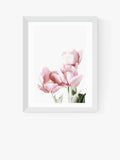 EAST END PRINTS Sisi and Seb 'Tulips' Framed Print, White Frame