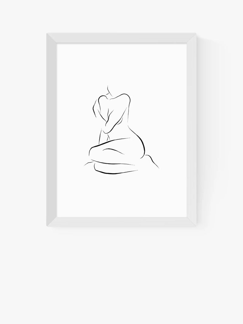 EAST END PRINTS framed print Nude Female 30x40cm, UK version